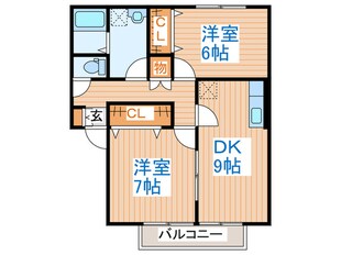 バレイハウスの物件間取画像